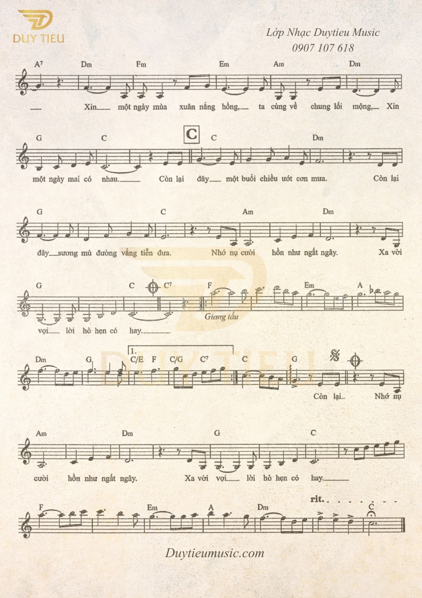 Xin Còn Gọi Tên Nhau - Trường Sa - Duytieu Music - Trang 2