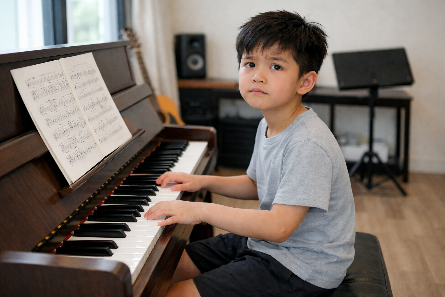 Người mới học piano thường bị rối khi chưa quen vị trí nốt trên phím đàn.