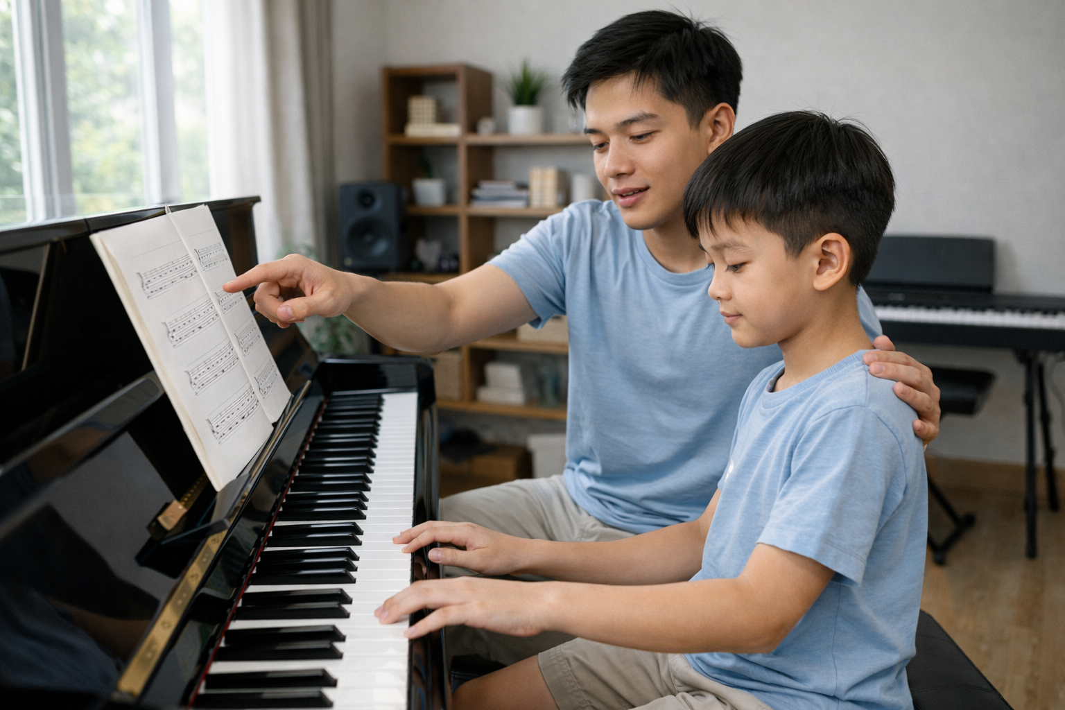 Có người đồng hành giúp việc học piano bớt chán và hiệu quả hơn