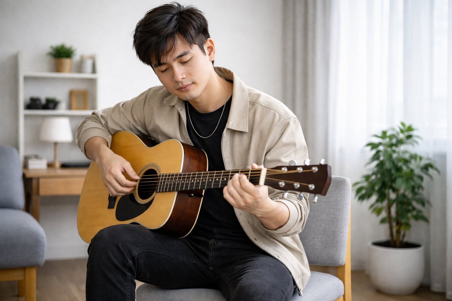 Bài hát càng đơn giản, việc phối hợp đàn và hát càng dễ dàng.