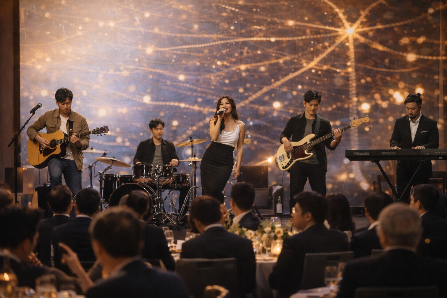 Band nhạc trọn gói do Duytieu Music cung cấp cho sự kiện quy mô lớn tại TP.HCM.