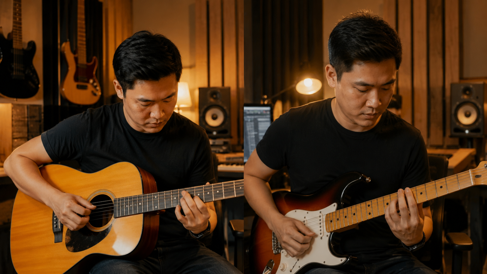 Học viên được lựa chọn nhiều dòng guitar phù hợp mục tiêu cá nhân.