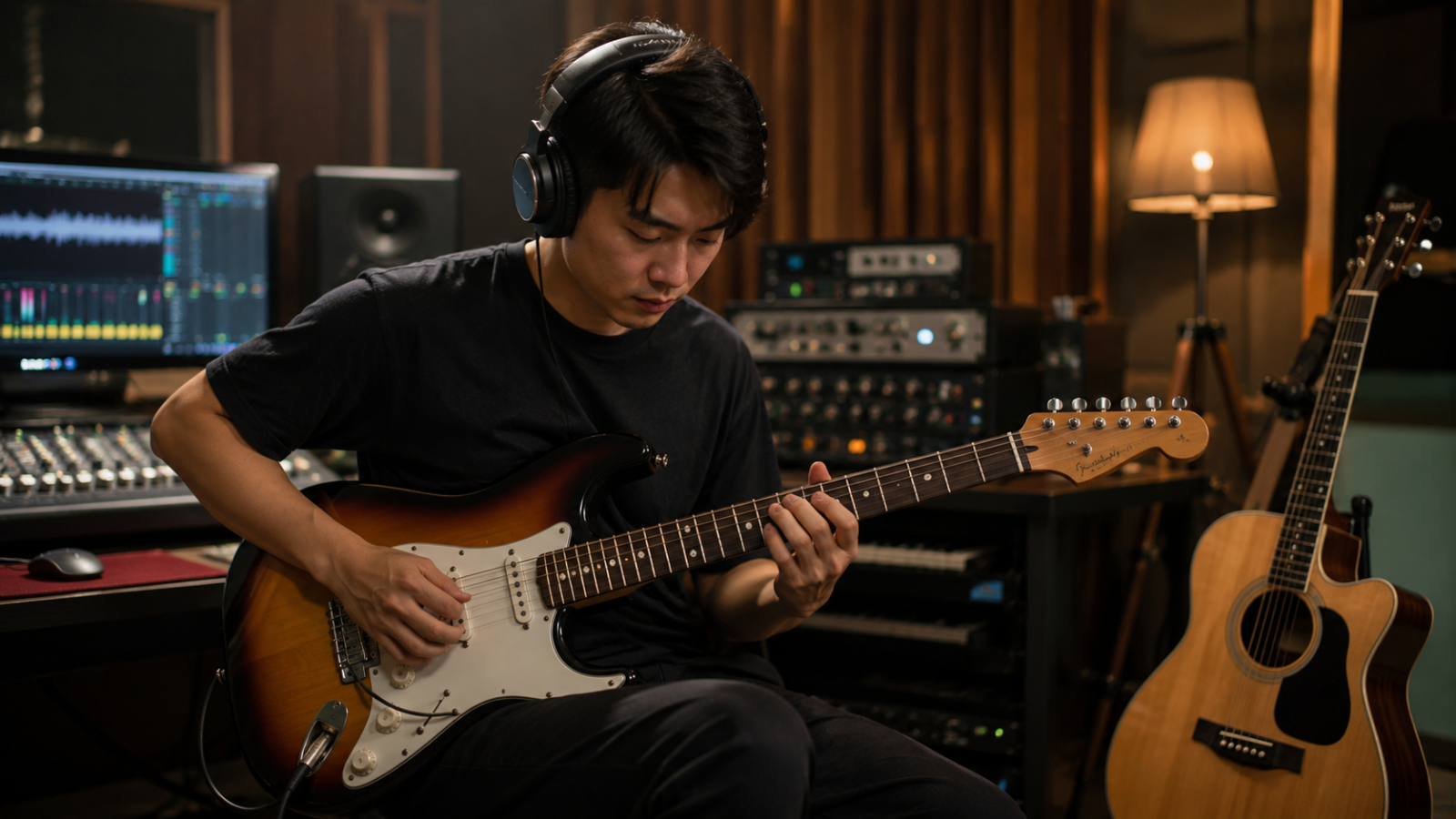 Học viên được lựa chọn nhiều dòng guitar theo sở thích và định hướng.