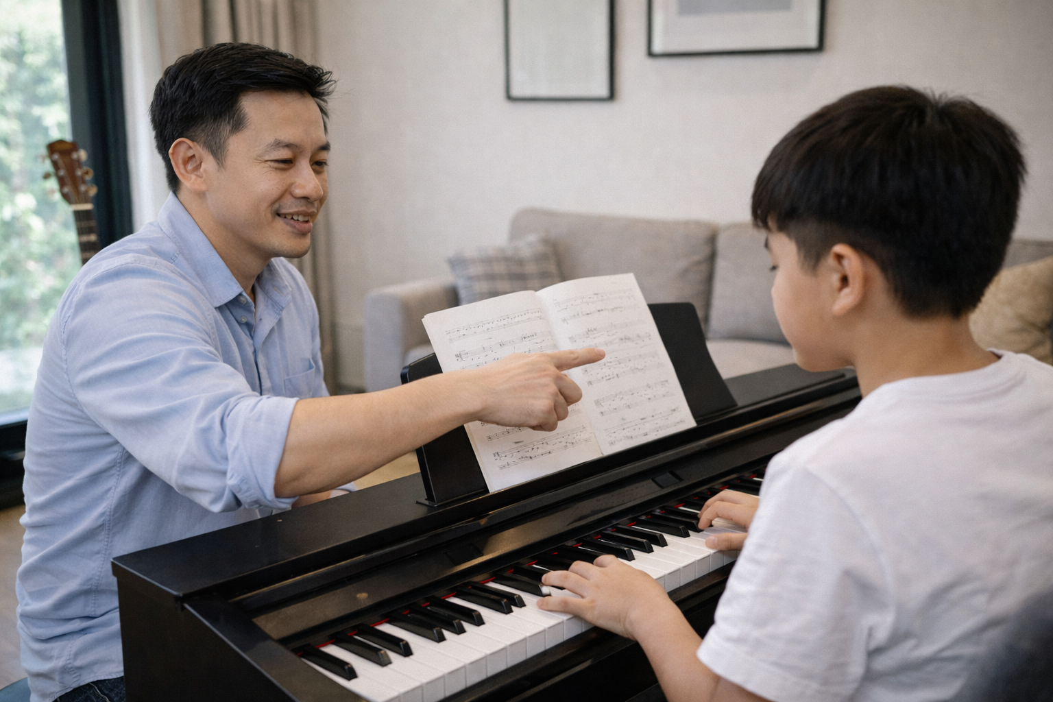 Gia sư âm nhạc 1 kèm 1 linh hoạt và cá nhân hóa theo từng học viên.