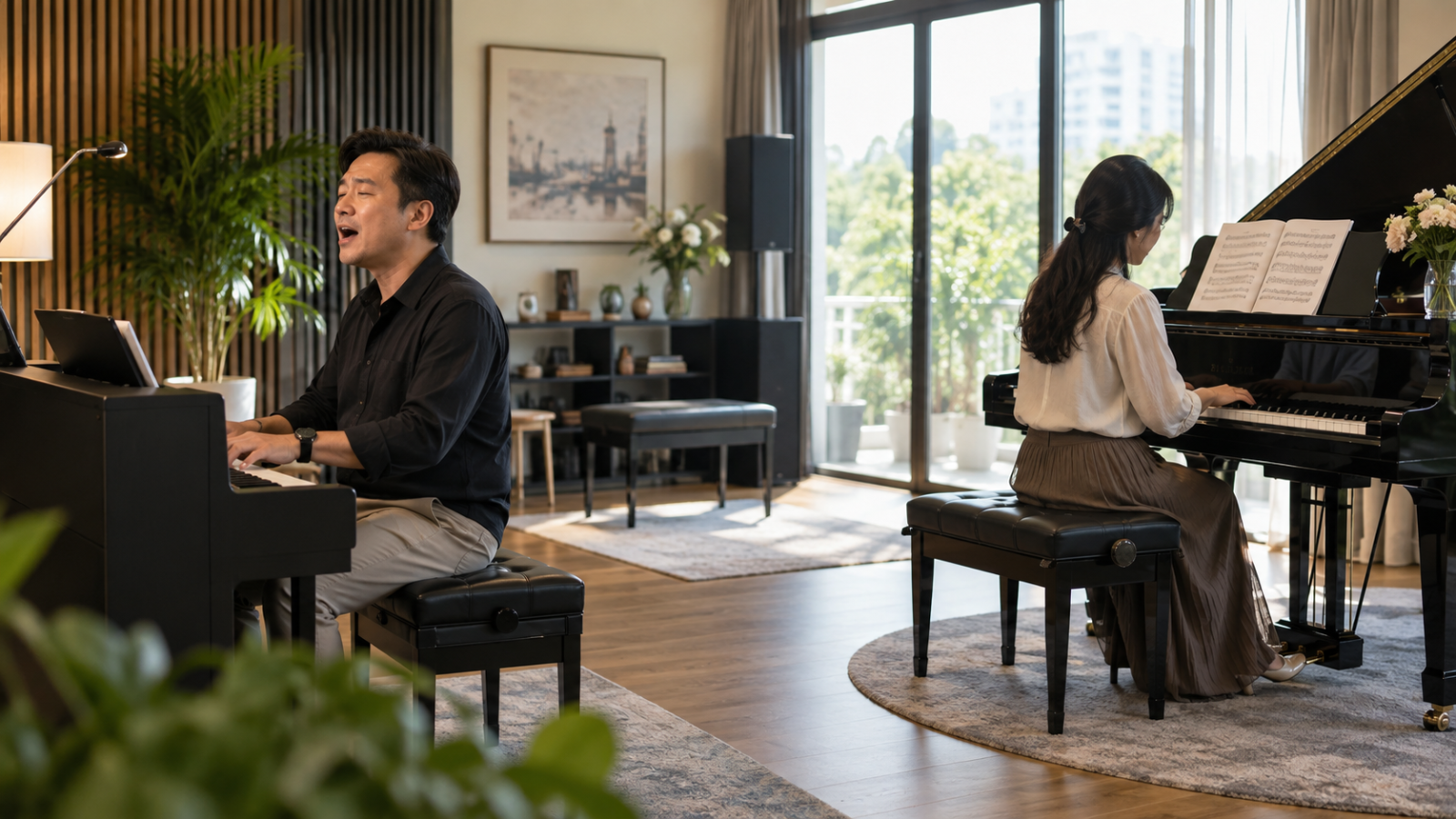 Piano đệm hát và Piano biểu diễn có mục tiêu luyện tập khác nhau dù cùng sử dụng đàn Piano