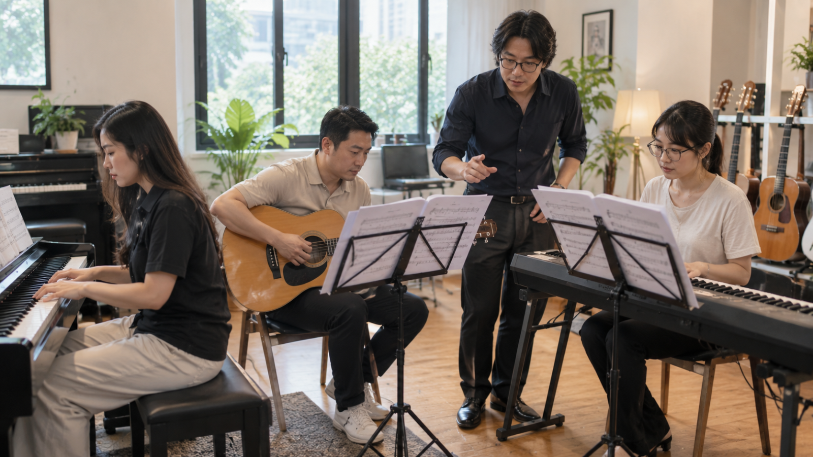  Piano, Guitar và Organ đều có thể hỗ trợ người học phát triển nền tảng âm nhạc theo những cách khác nhau
