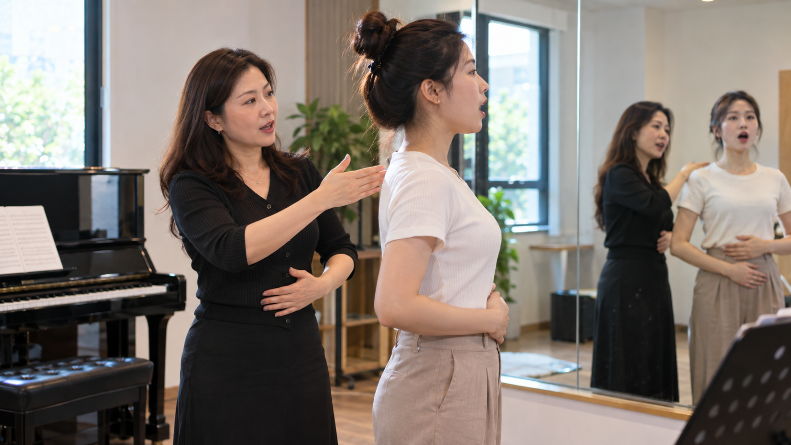 Kiểm soát hơi thở là một trong những nền tảng giúp người hát duy trì âm thanh ổn định