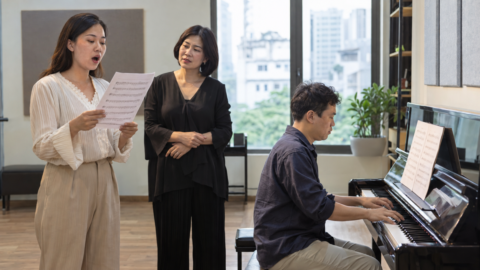 Thử bài cùng Piano giúp thí sinh đánh giá chính xác hơn tone đã lựa chọn
