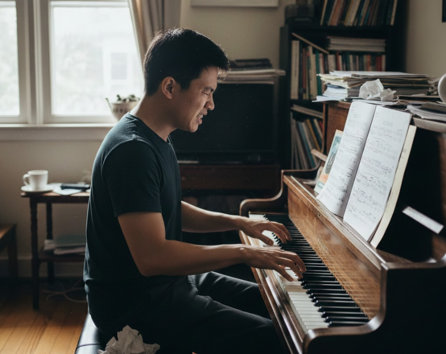 Nhiều người học piano chăm chỉ nhưng vẫn không thấy tiến bộ do sai