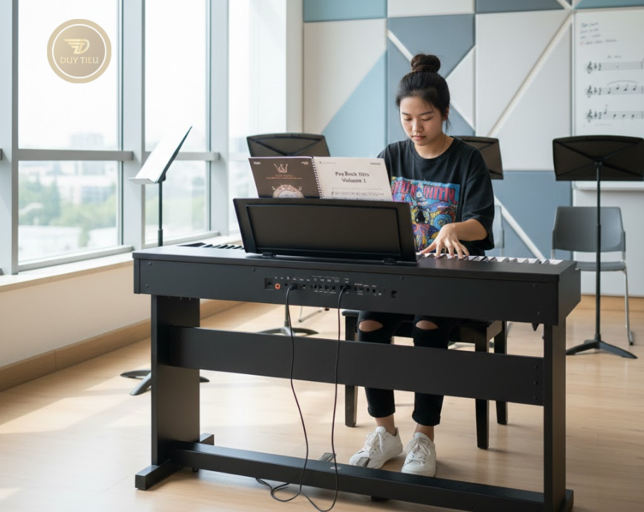 Piano Nhạc Nhẹ đòi hỏi kỹ thuật vững và tư duy âm nhạc hiện đại ngay từ nền tảng.