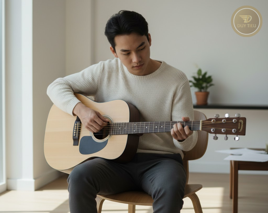 Đau tay khi mới học guitar là trải nghiệm gần như ai cũng gặp.