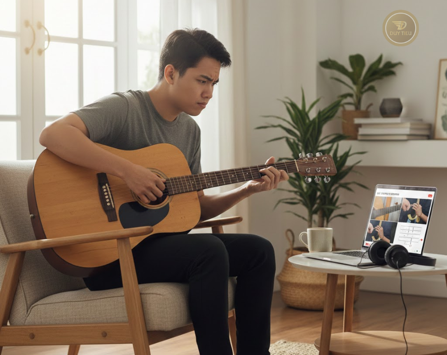 Video hướng dẫn giúp làm quen, nhưng không thể sửa lỗi cho người học.