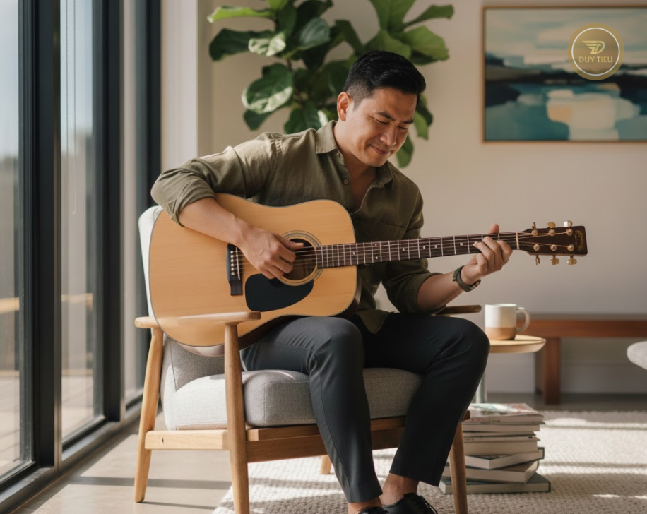 Guitar hay không nằm ở ngón tay, mà nằm ở cảm giác và tư duy âm nhạc.