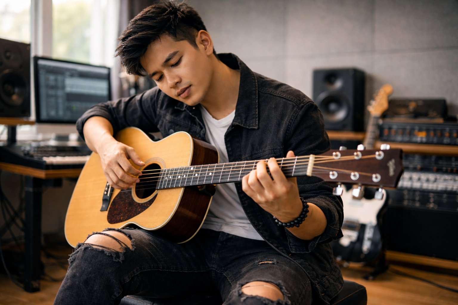 Kỹ thuật quạt nâng cao giúp phần đệm có nhịp điệu rõ ràng và giàu cảm xúc hơn.