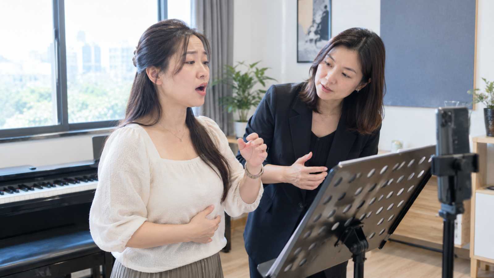 Thu âm và nghe lại giúp người học nhận diện những điểm cần cải thiện trong cách thể hiện