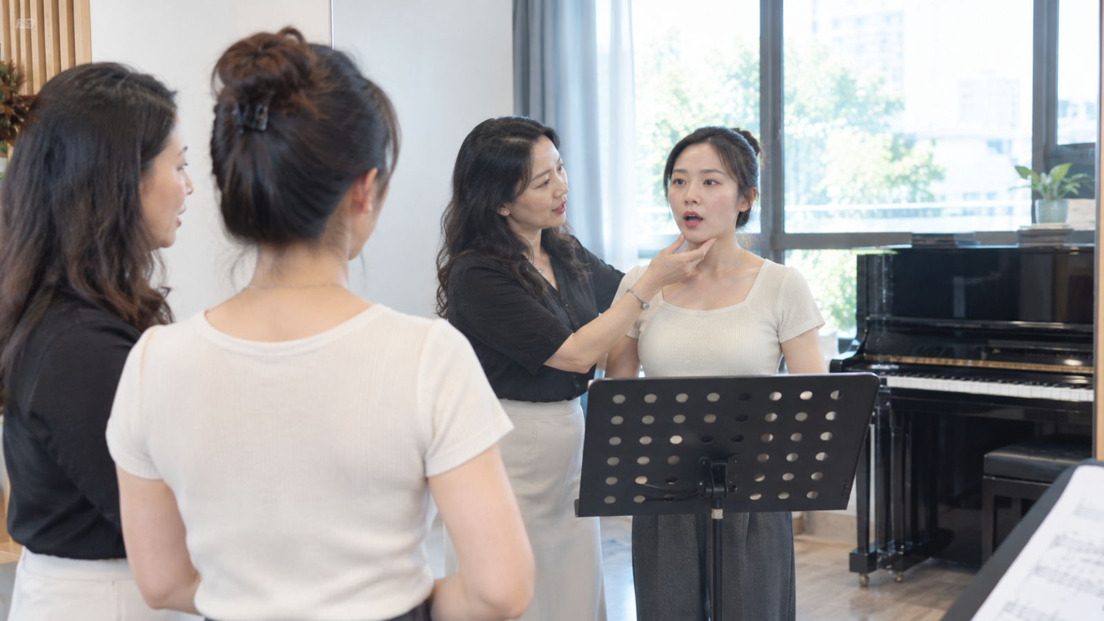 Khẩu hình và cách phát âm phù hợp giúp âm thanh tự nhiên hơn khi chuyển giữa các nốt