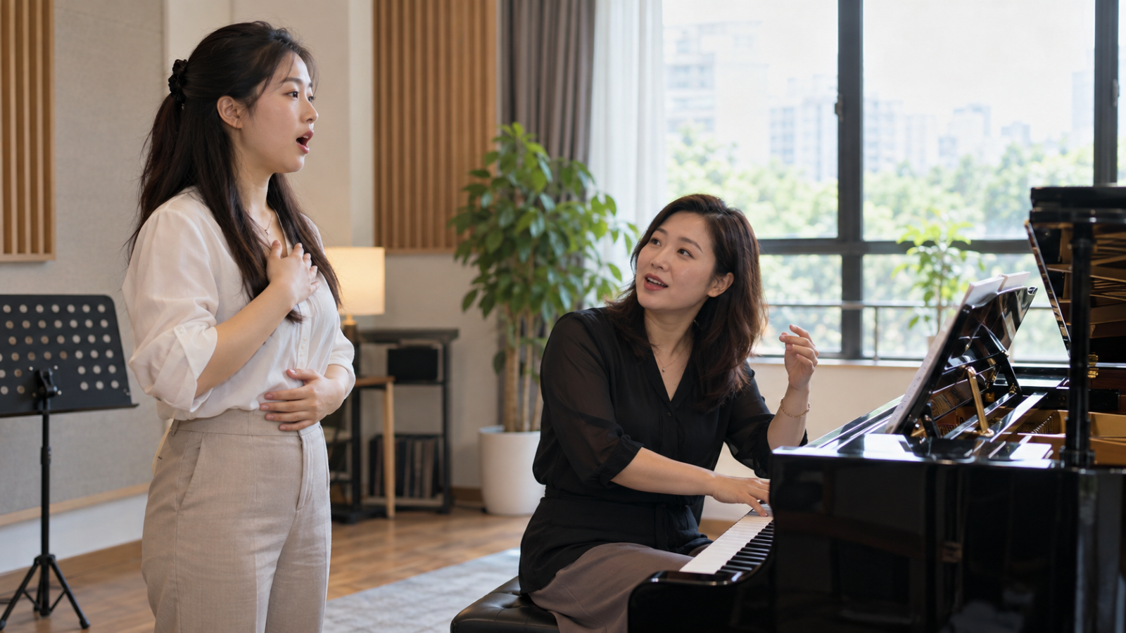 Luyện nghe và hát lại từng nốt giúp người học xây dựng khả năng nhận biết và kiểm soát cao độ.