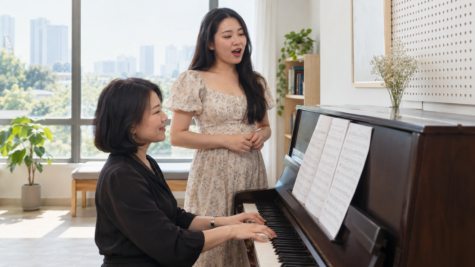 Sheet Piano được soạn phù hợp giúp thí sinh luyện tập bài thi Thanh nhạc chủ động và hiệu quả hơn
