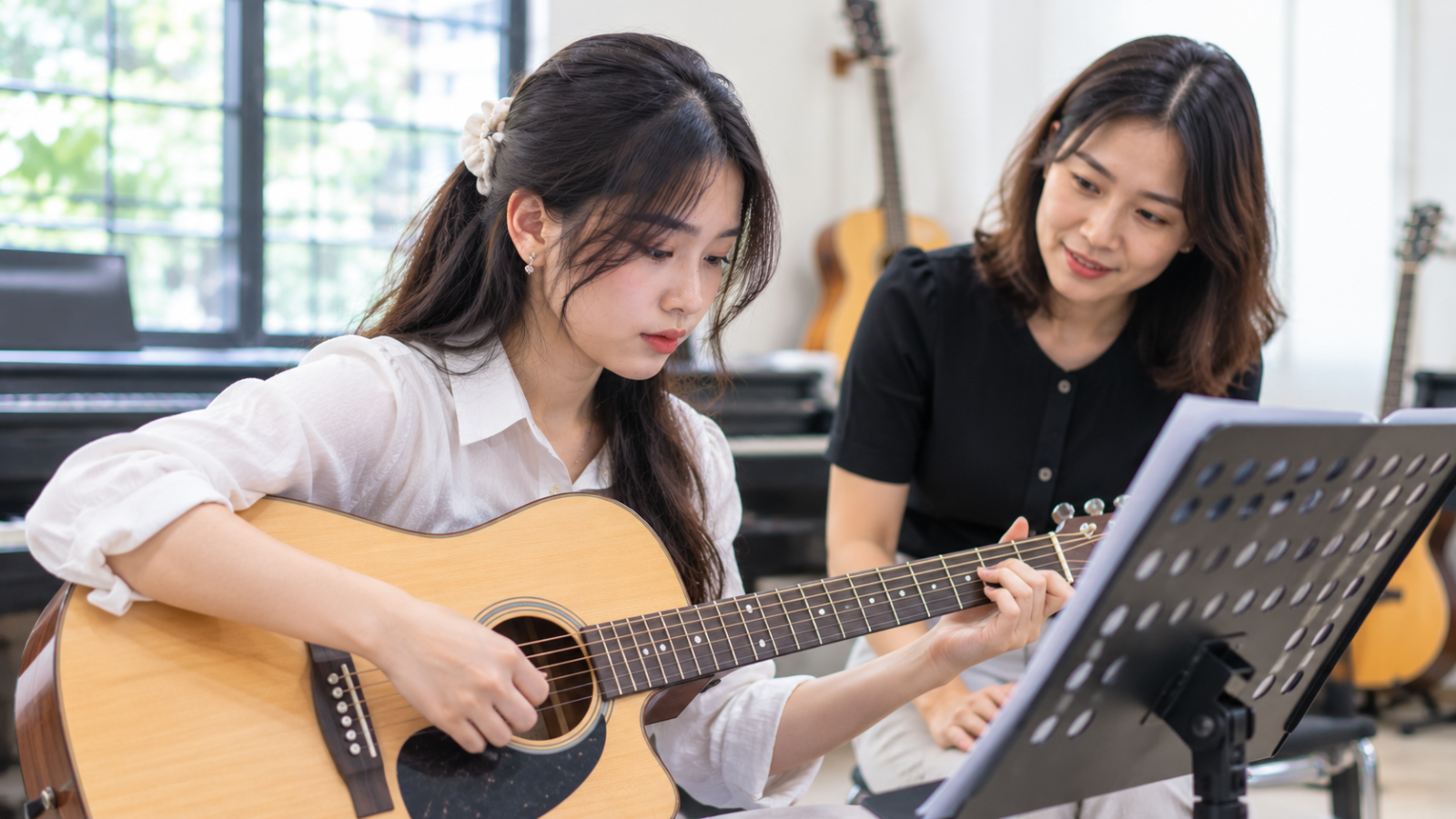 Luyện tập nhạc cụ thường xuyên giúp thí sinh cải thiện kỹ thuật và sự ổn định khi biểu diễn