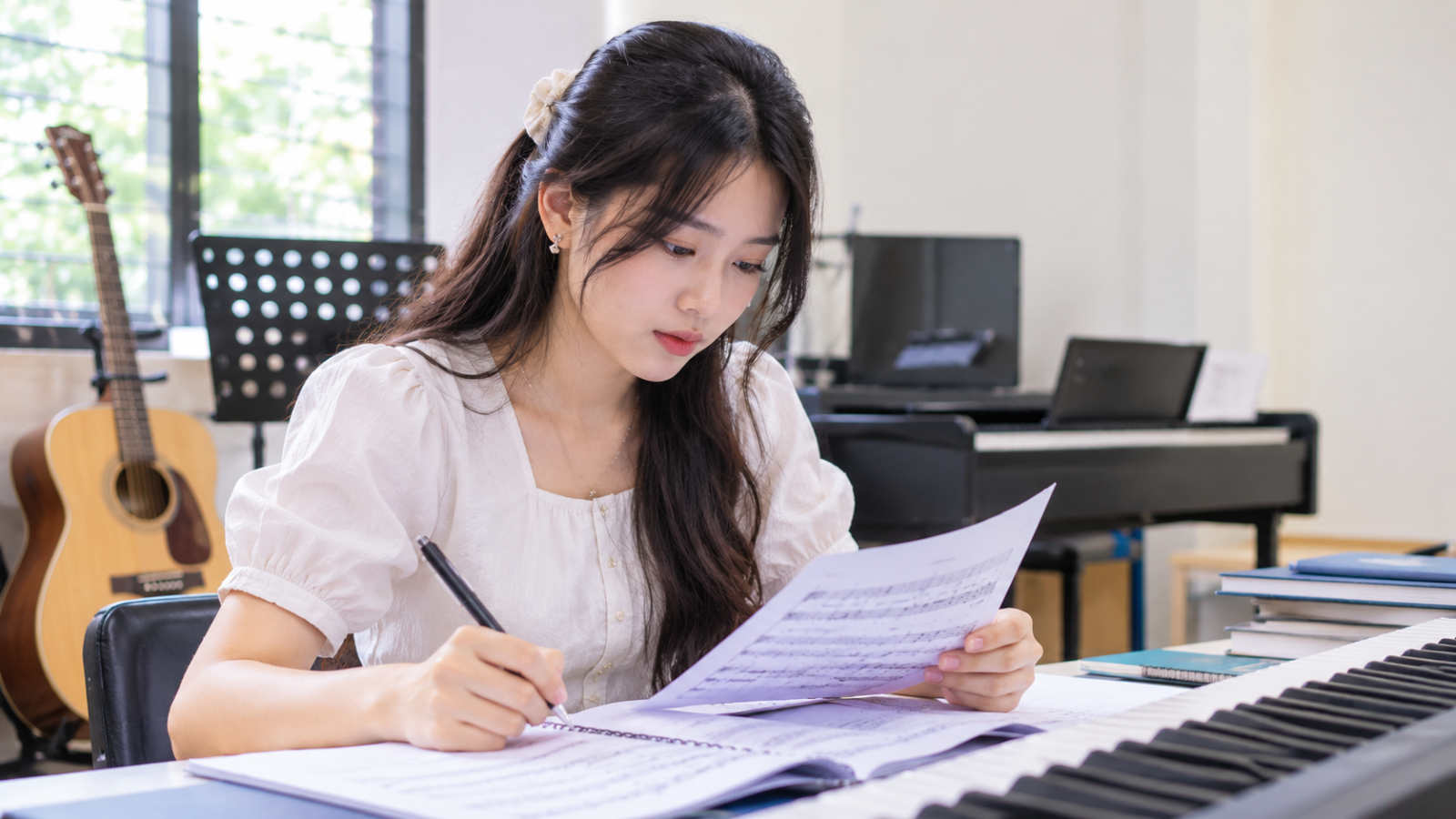 Thí sinh cần kết hợp ôn tập kiến thức văn hóa và rèn luyện các kỹ năng âm nhạc khi chuẩn bị thi Sư phạm Âm nhạc