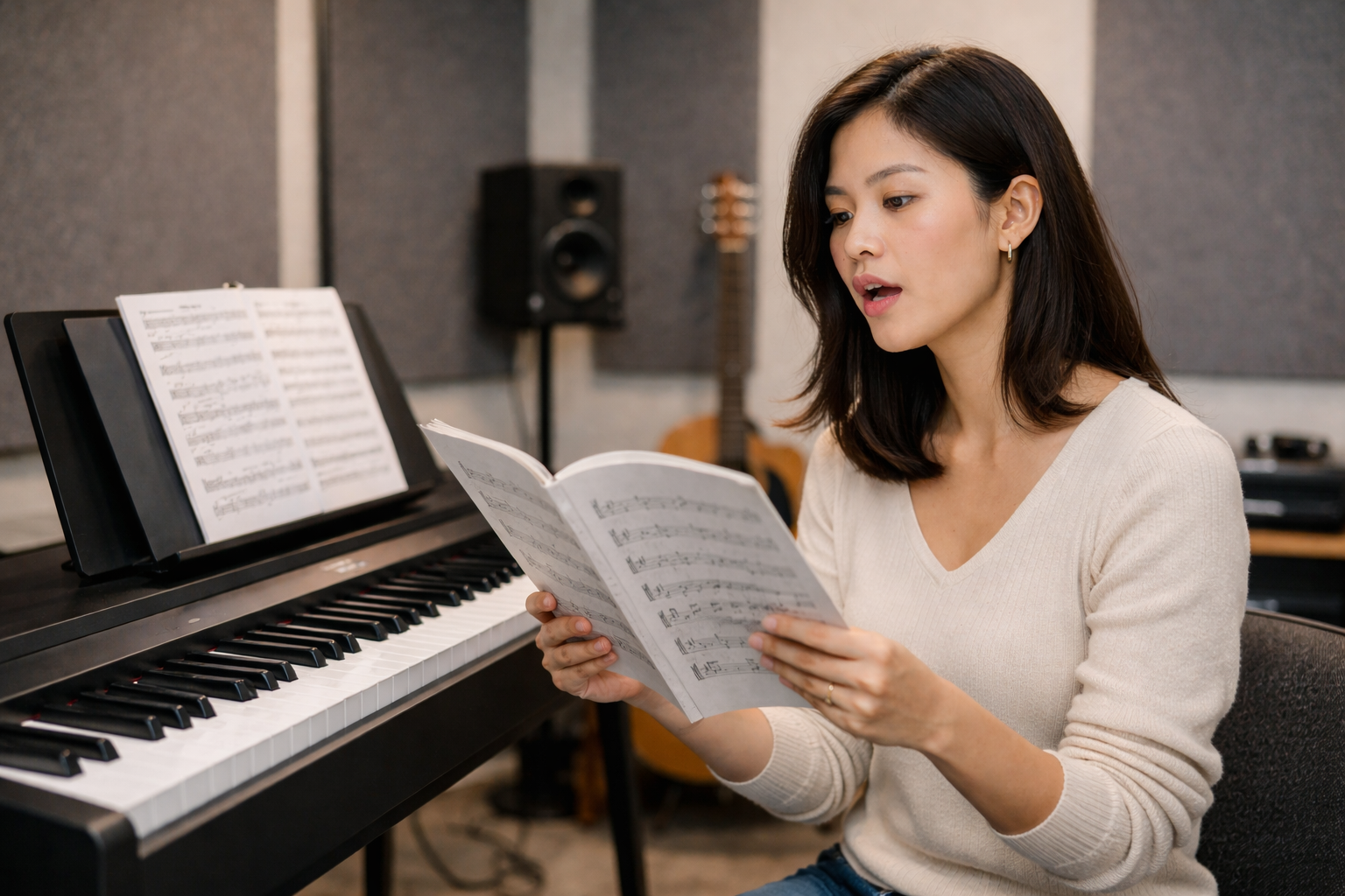 Luyện xướng âm đều giúp cải thiện khả năng đọc nhạc nhanh.