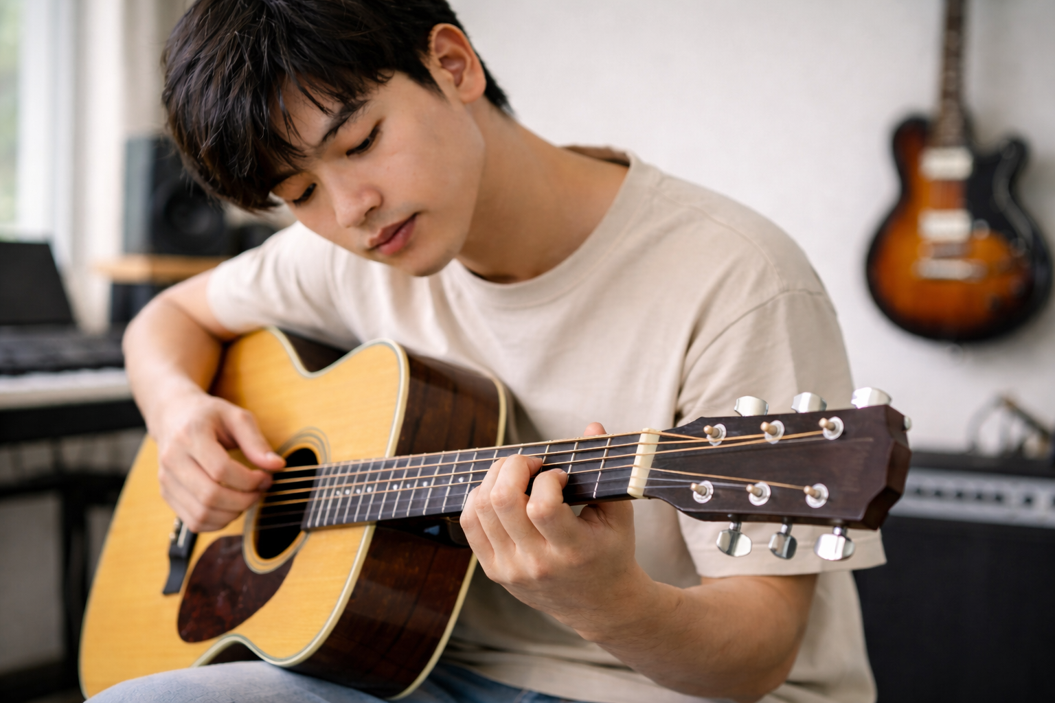 Luyện chuyển hợp âm ngắn nhưng đều mỗi ngày giúp tay linh hoạt hơn