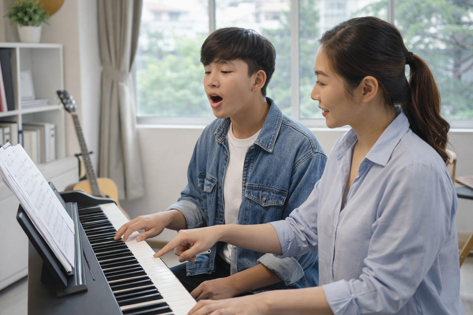 Xác định quãng giọng giúp người học chọn bài hát phù hợp.