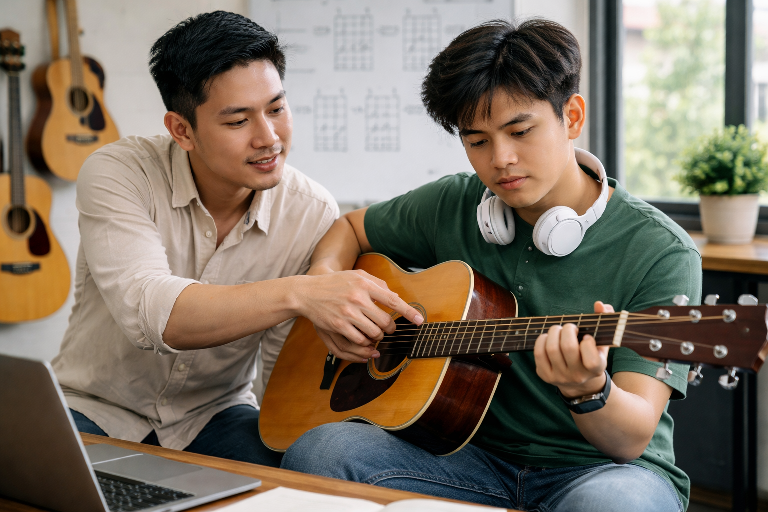 Giáo viên giúp bạn sửa lỗi ngay từ đầu và tiến bộ nhanh hơn.