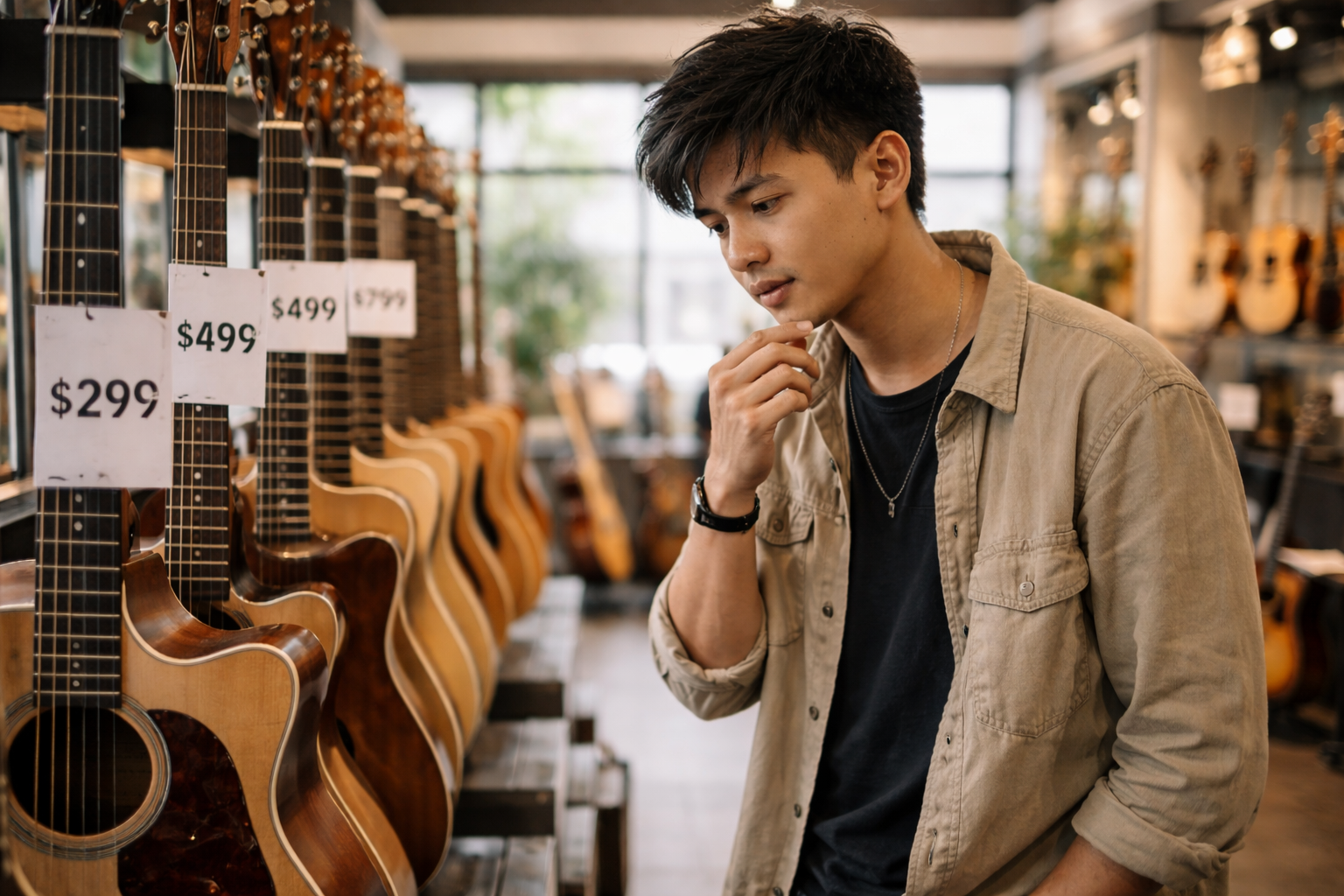 Có Nên Mua Đàn Guitar Đắt Tiền Ngay Từ Đầu Hay Không