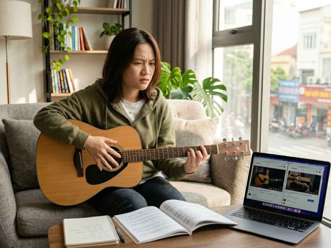 Tập nhiều nhưng không biết sai ở đâu khiến bạn dễ bị chững lại.