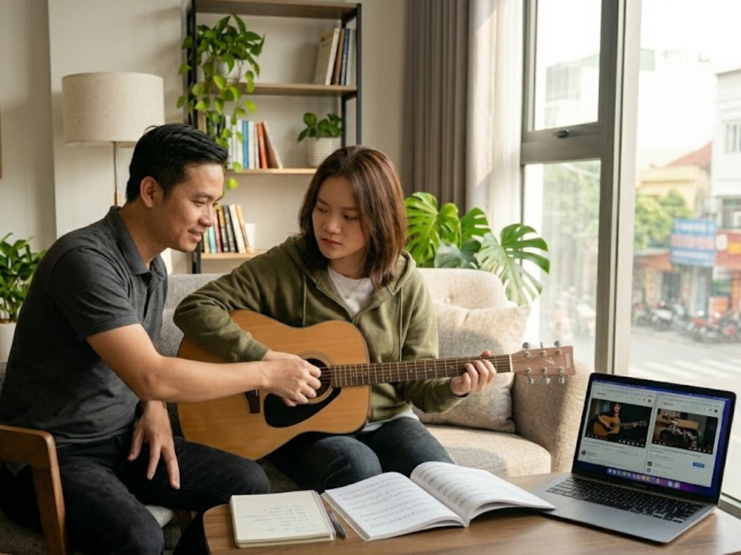 Có người hướng dẫn giúp bạn sửa lỗi nhanh và tiến bộ rõ rệt.