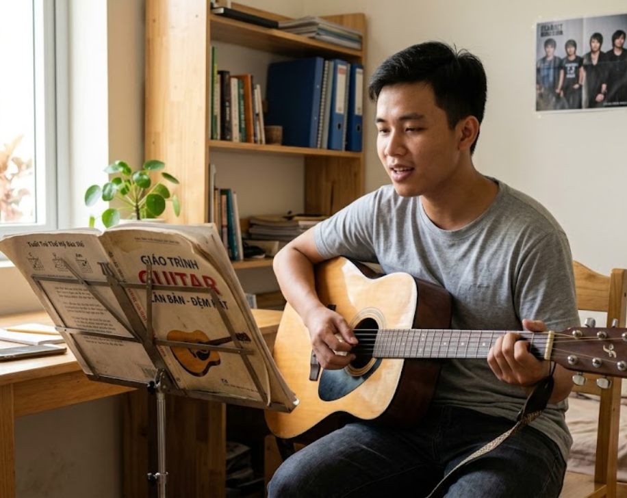 Giáo trình giúp người mới học guitar đúng hướng ngay từ đầu