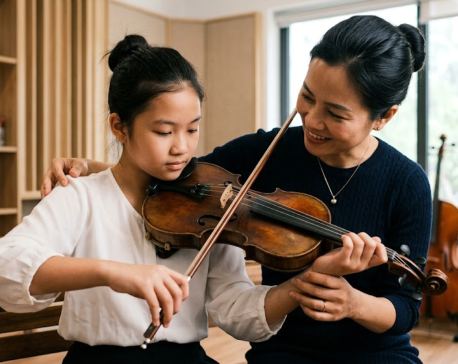 Dịch vụ cung cấp giáo viên violin linh hoạt theo nhu cầu học tập.