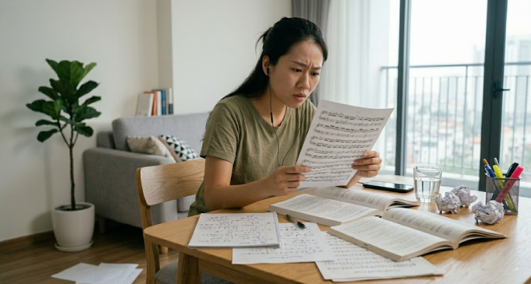 Thiếu nền tảng khiến việc ôn thi trở nên áp lực và kém hiệu quả.