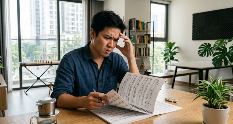 Xướng âm yếu là nguyên nhân lớn khiến thí sinh bị trượt.