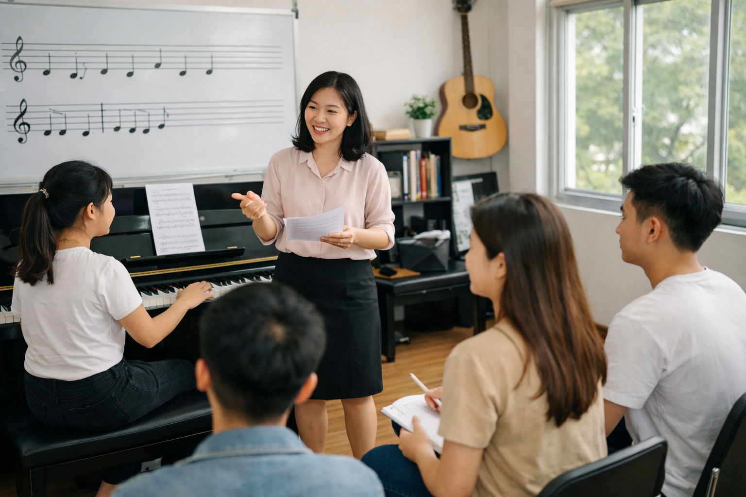 Sư phạm âm nhạc mở ra nhiều cơ hội nghề nghiệp ổn định