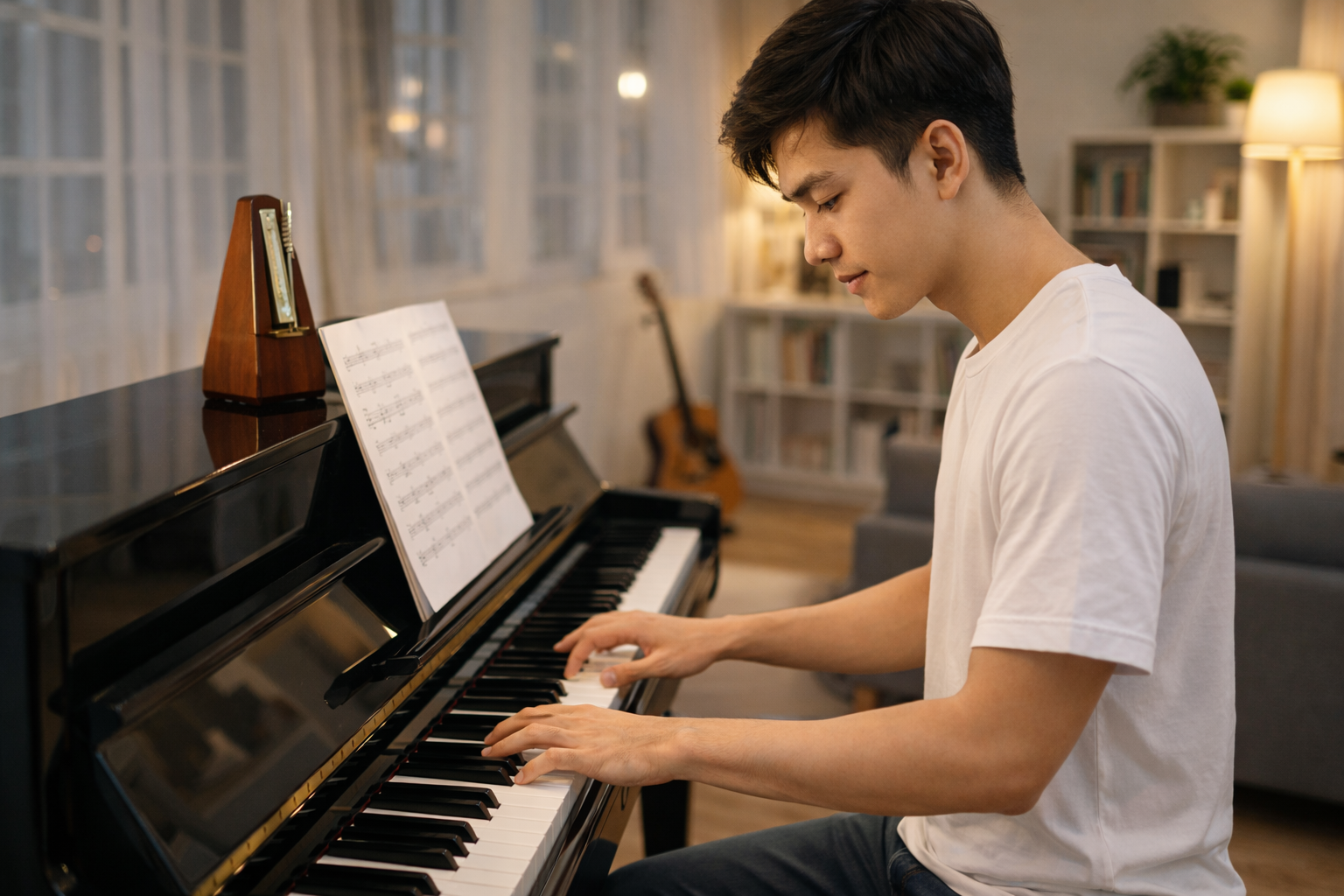 Kiên trì và đam mê giúp việc học nhạc lý trở nên nhẹ nhàng hơn