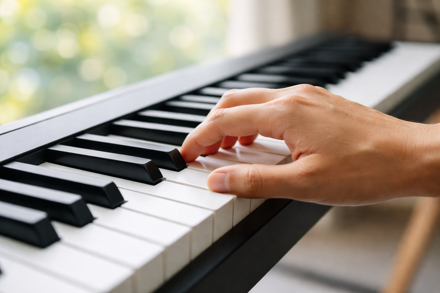 Tư thế thả lỏng và kiểm soát ngón tay giúp tạo âm thanh legato mượt mà.