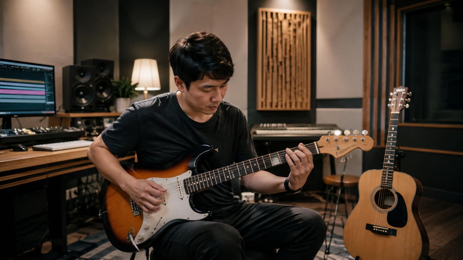 Học viên được lựa chọn nhiều dòng guitar phù hợp định hướng cá nhân.