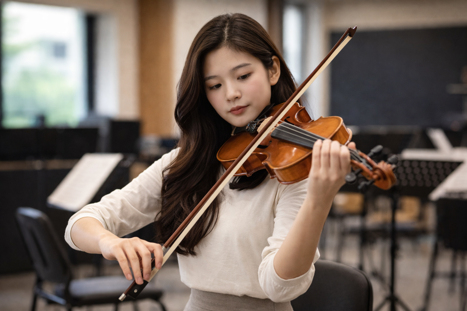 Học violin đúng kỹ thuật giúp tạo âm thanh chuẩn và đẹp ngay từ đầu.