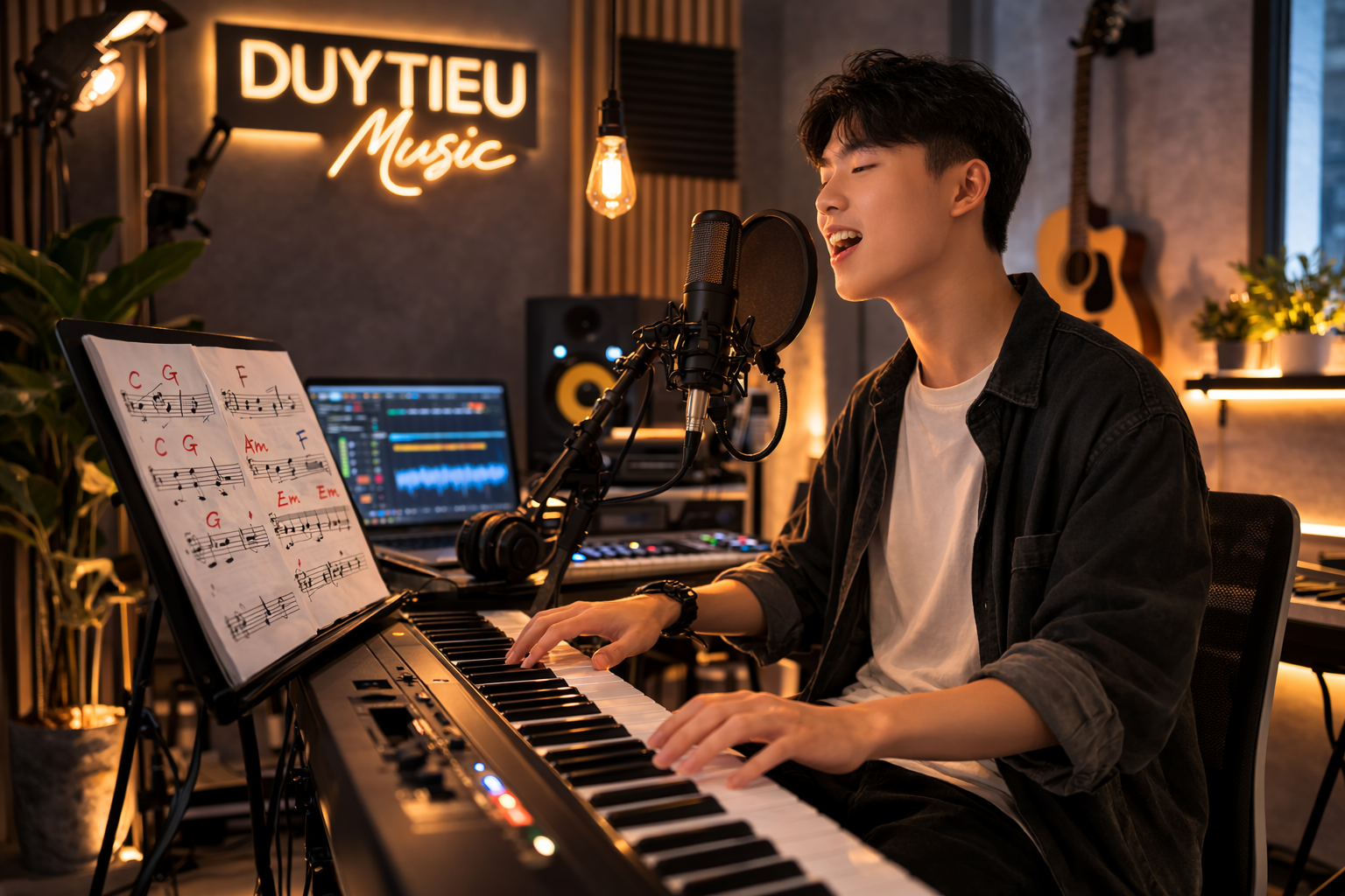 Piano đệm hát giúp người học vừa chơi đàn vừa thể hiện cảm xúc qua giọng hát.