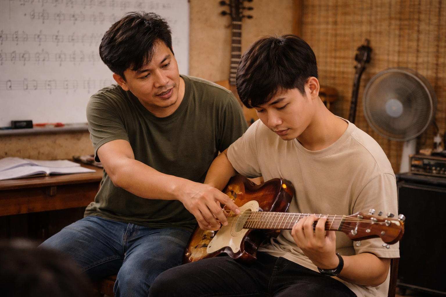 Giáo viên theo sát giúp học viên nắm chắc kỹ thuật và tiến bộ nhanh.