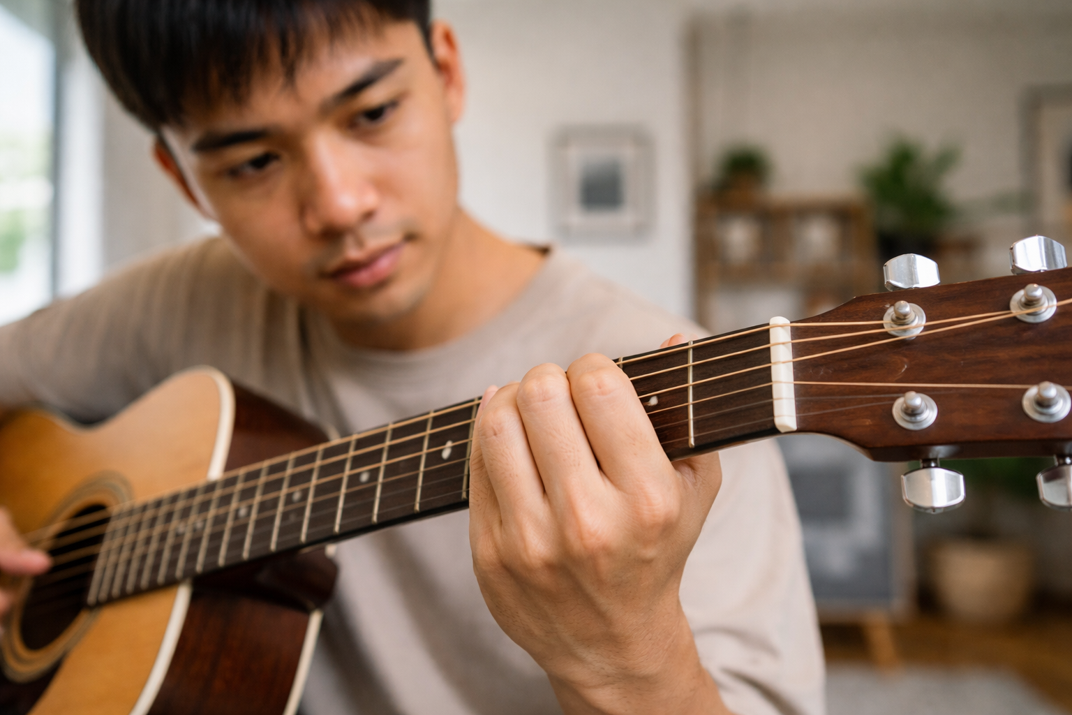 Tập barre từng bước giúp bạn làm quen với hợp âm F dễ hơn.