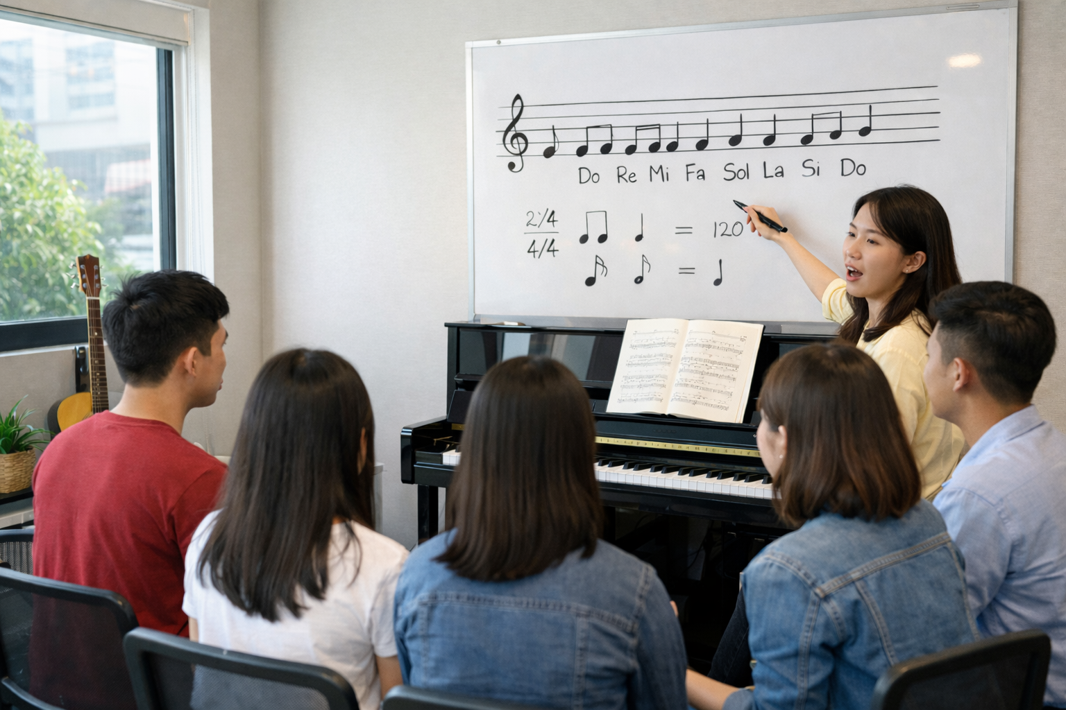 Cấu trúc đề thi gồm biểu diễn, xướng âm và nhạc lý