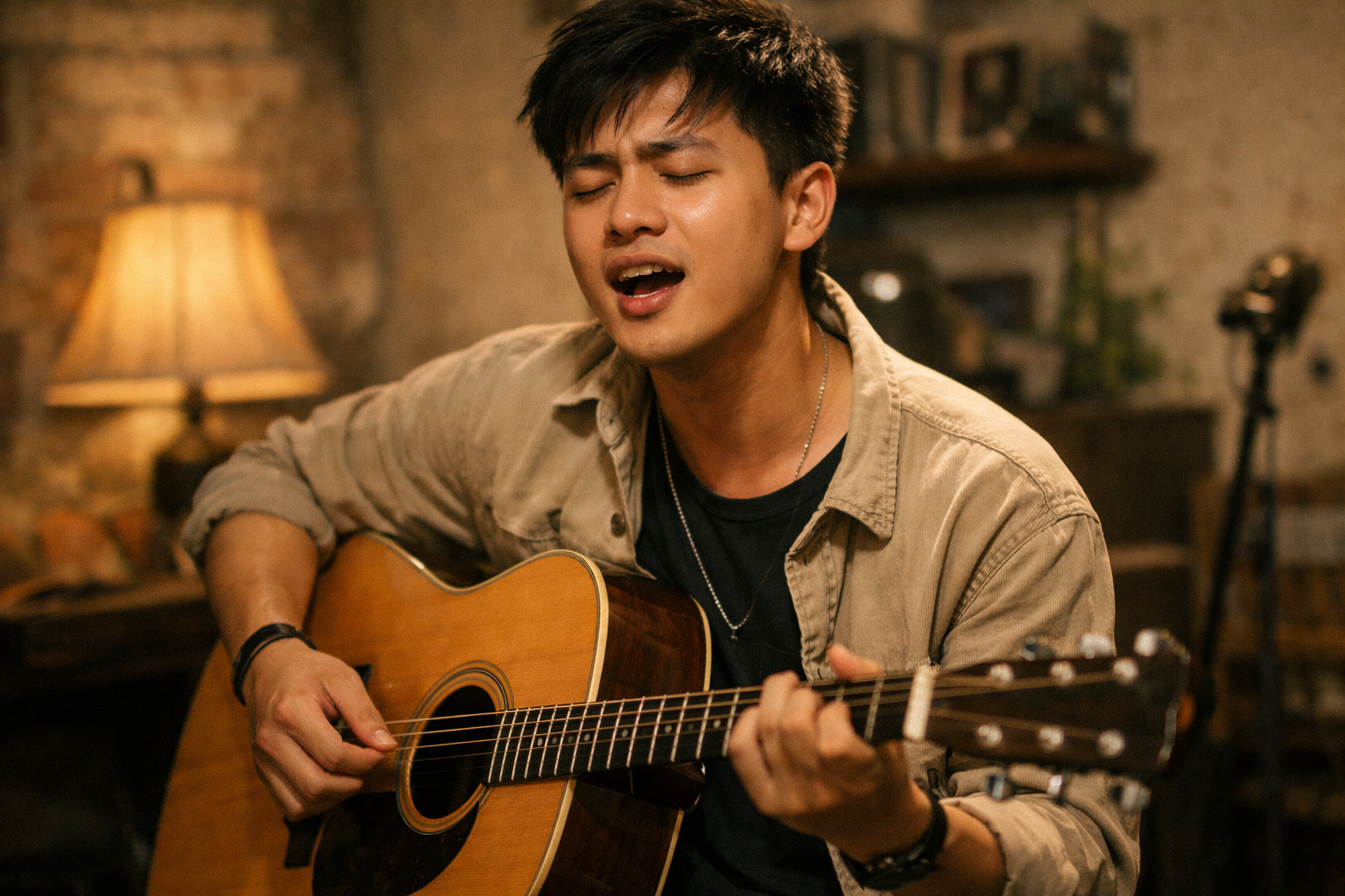 Đệm guitar và hát giúp bạn chủ động thể hiện âm nhạc theo phong cách riêng.