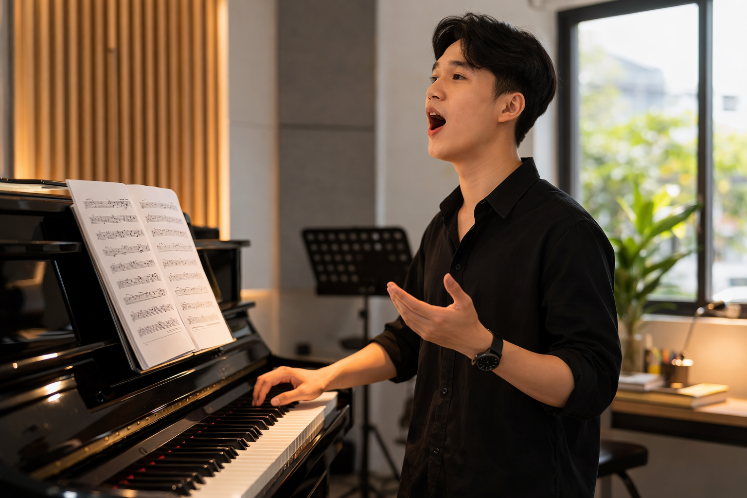 Khẩu hình đúng giúp âm thanh vang và rõ hơn.