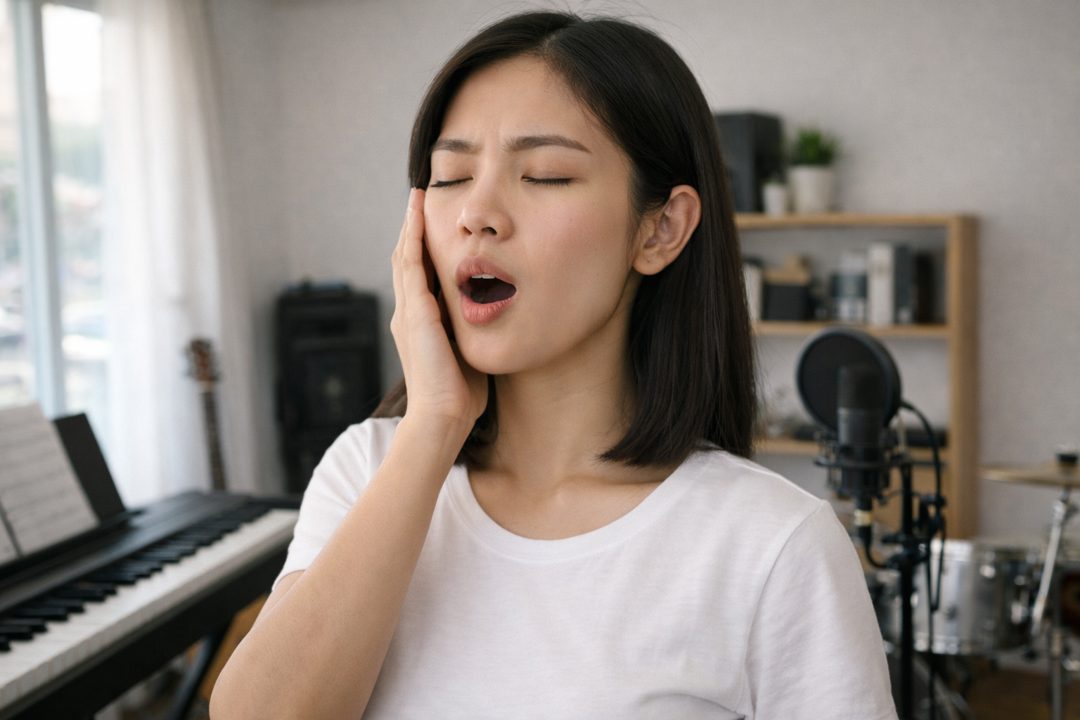 Đặt âm thanh đúng vị trí giúp nốt cao vang và sáng hơn.