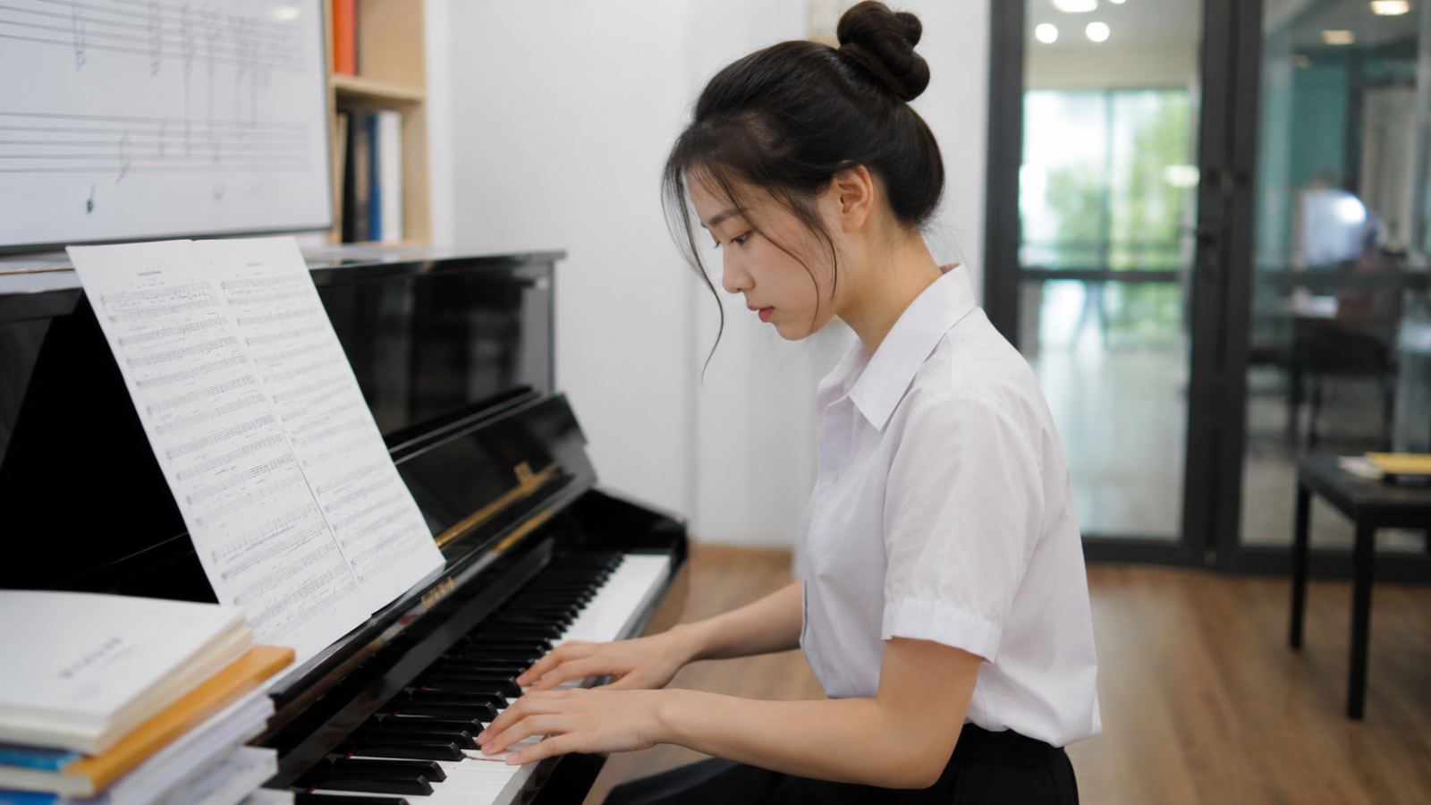 Piano hỗ trợ rất tốt cho việc học Nhạc lý, Ký xướng âm và cảm âm.