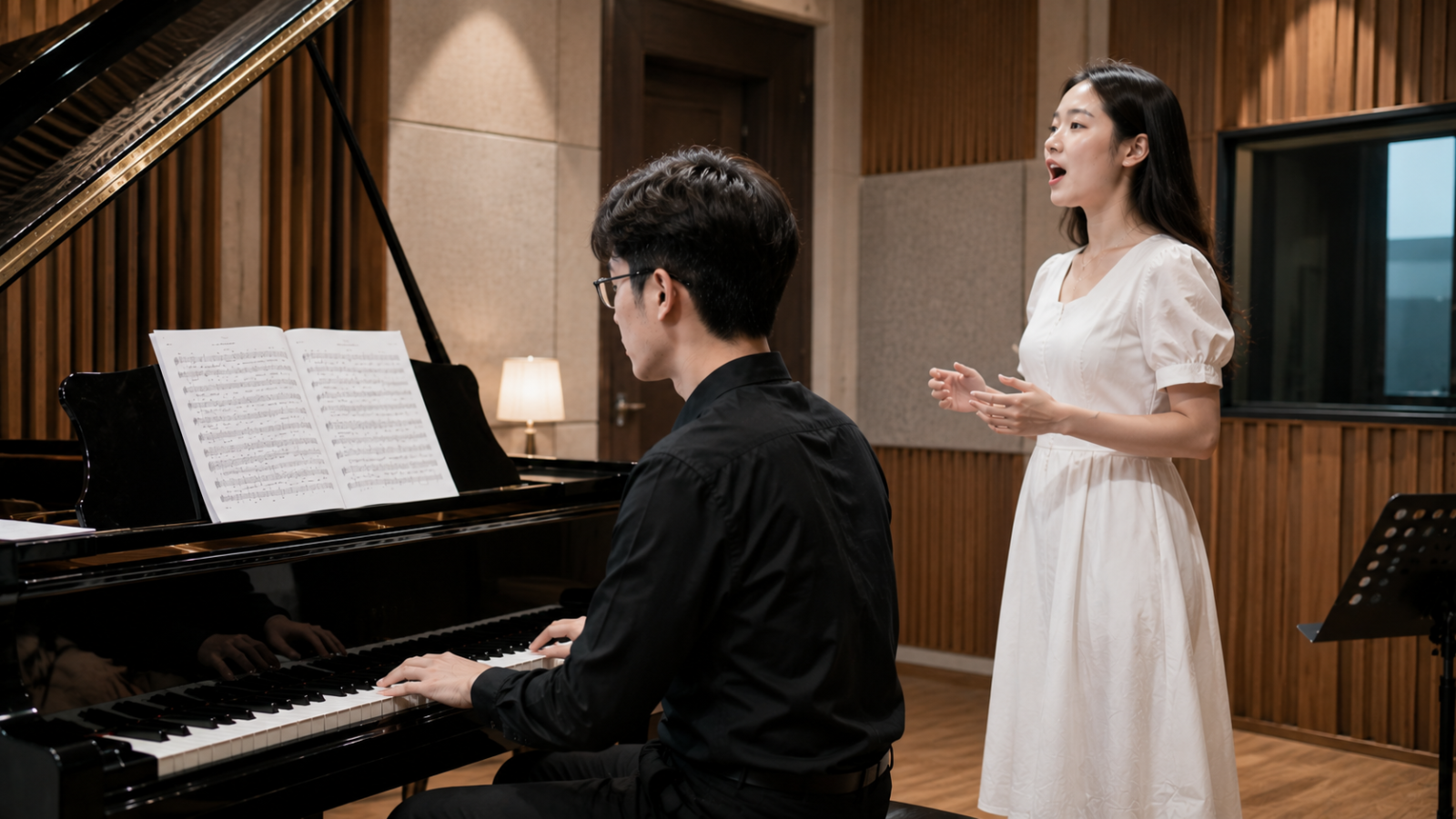 Phần đệm Piano chuyên nghiệp đóng vai trò như một người bạn diễn ăn ý, nâng đỡ giọng hát chứ không bao giờ lấn át thí sinh
