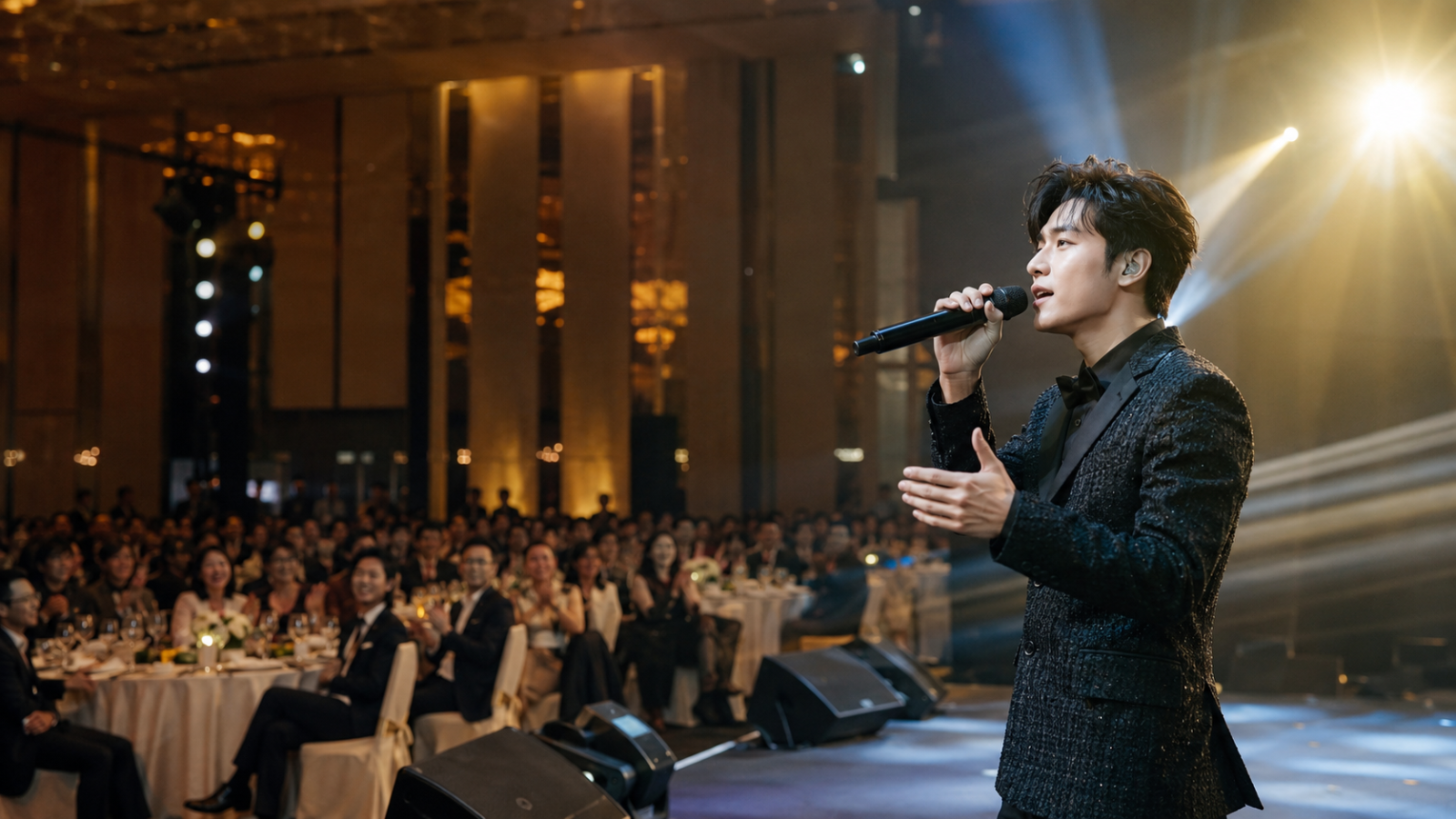 Âm nhạc live giúp đêm Gala Dinner trở nên sôi động, gắn kết và đáng nhớ hơn rất nhiều.